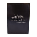 Ronnie Corbett Quote Leather Flask-7