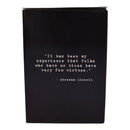 Abraham Lincoln Quote Leather Flask-7