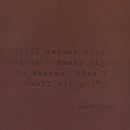 Mark Twain Quote Leather Flask-4