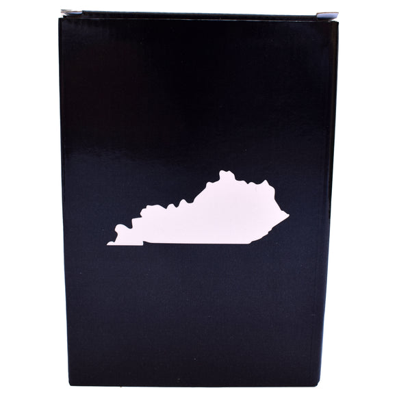 Kentucky Shape Leather Flask