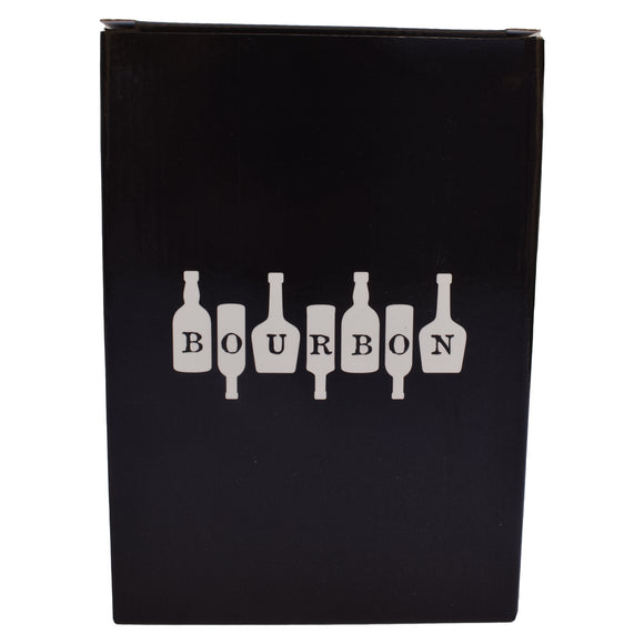 Bourbon on Bottles Leather Flask