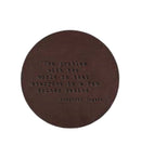 Humphrey Bogart Quote Leather Coaster-1