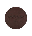 Abraham Lincoln Quote Leather Coaster-1