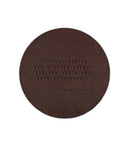 Frank Sinatra Quote Leather Coaster-1