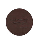 Mark Twain Quote Leather Coaster-1
