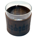 Bourbon on Bottles Rocks Glass with Leather Sleeve-2