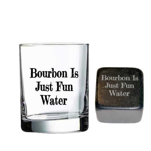 Rocks Glass and Large Whiskey Stone Gift Basket