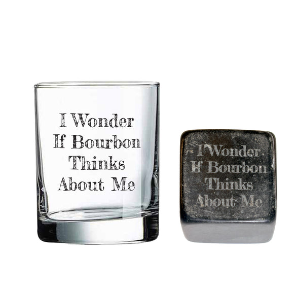 Rocks Glass and Large Whiskey Stone Gift Basket