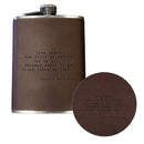 Famous Person's Quotes Leather Flask and Coaster Gift Basket-10