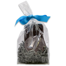 Famous Person's Quotes Leather Flask and Coaster Gift Basket