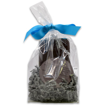Famous Person's Quotes Leather Flask and Coaster Gift Basket