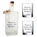 Decanter with Two Rocks Glasses Gift Basket-9