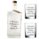 Decanter with Two Rocks Glasses Gift Basket-10