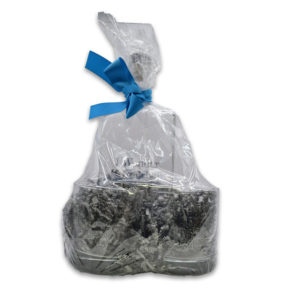 Decanter with Two Rocks Glasses Gift Basket
