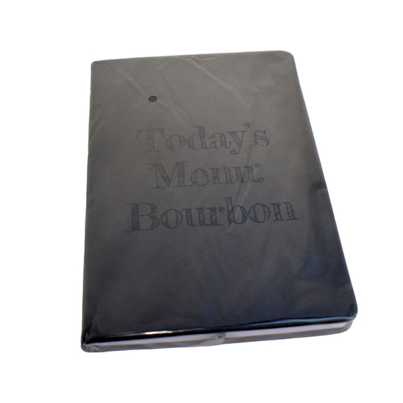 Today's Menu Bourbon Notebook