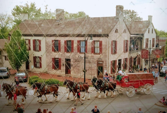Old Talbott Tavern Clydesdales Post Card