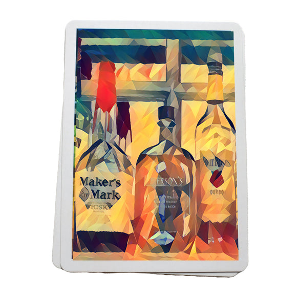 Bourbon Bottles Favorites Playing Cards