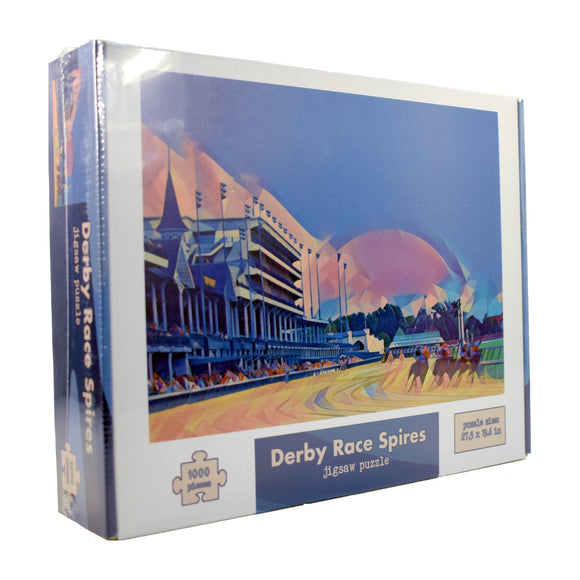 Derby Race Spires Pop Art 1000 Piece Jigsaw Puzzle