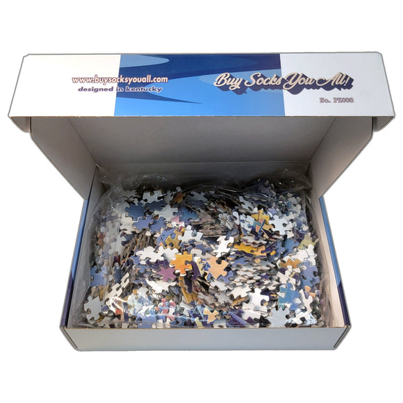 Derby Race Spires Pop Art 1000 Piece Jigsaw Puzzle