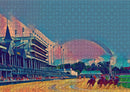 Derby Race Spires Pop Art 1000 Piece Jigsaw Puzzle-8