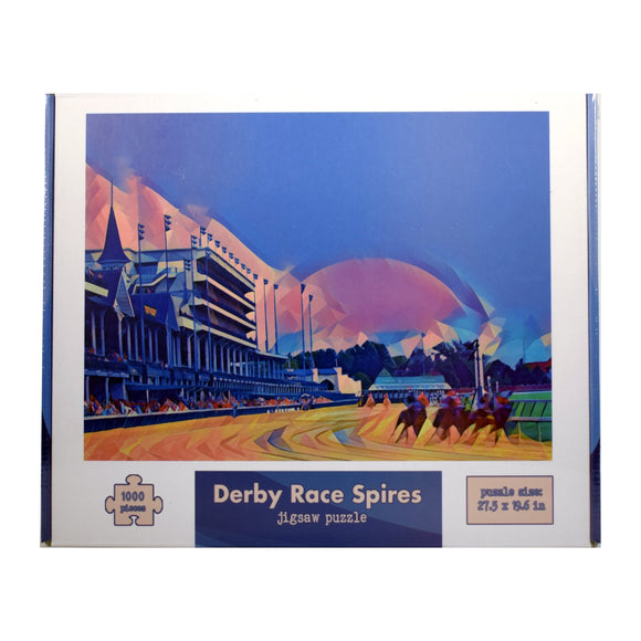 Derby Race Spires Pop Art 1000 Piece Jigsaw Puzzle