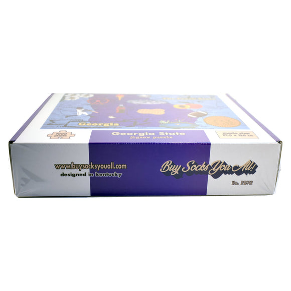 Georgia the Peach State 1000 Piece Jigsaw Puzzle