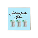 Just Here for the Juleps Ceramic Coaster-1