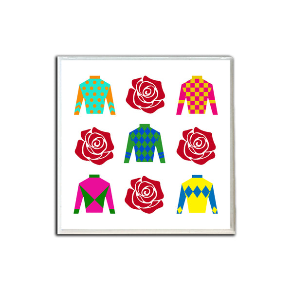 Jockey Silks and Roses