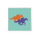 Retro Race Horses Coaster-1
