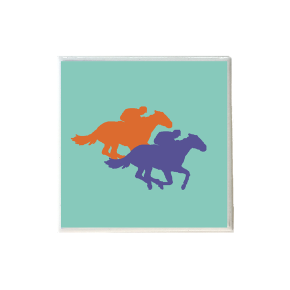 Retro Race Horses Coaster