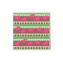 Dark Pink Horses on Race Track Coaster-1
