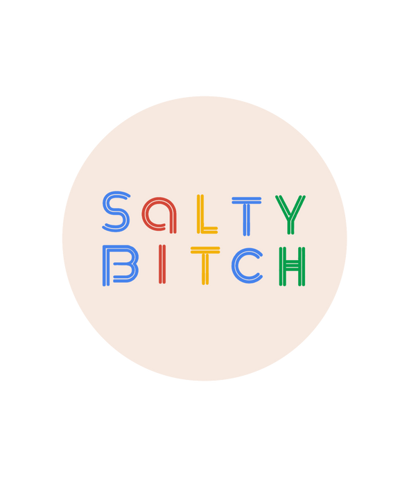 Salty Bitch Car Coaster
