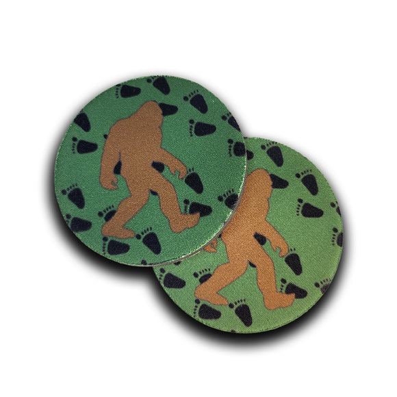 Bigfoot, Nessie and Mothman Women's Socks and Car Coasters Gift Basket