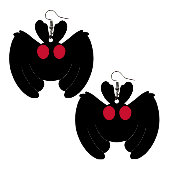 Mothman Earrings