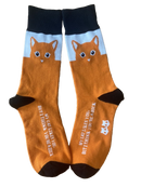 My Cat Likes You Mens Socks-4