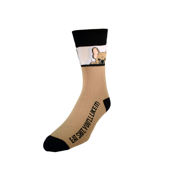Eat Shit Dog Sock Mens Socks