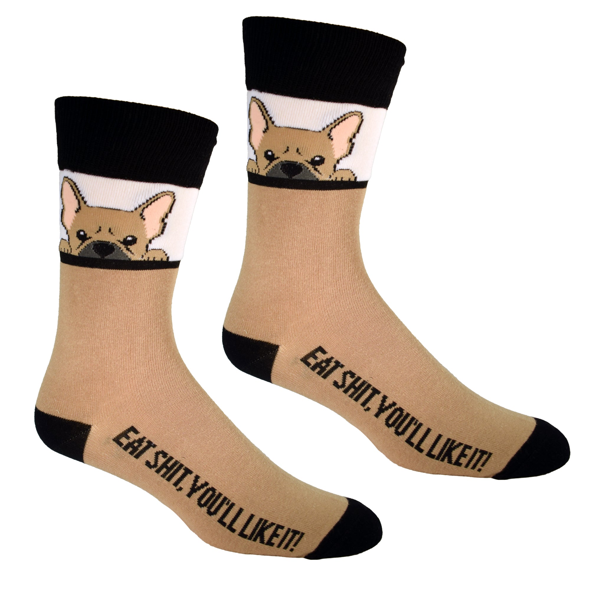 Eat Shit Dog Sock Mens Socks