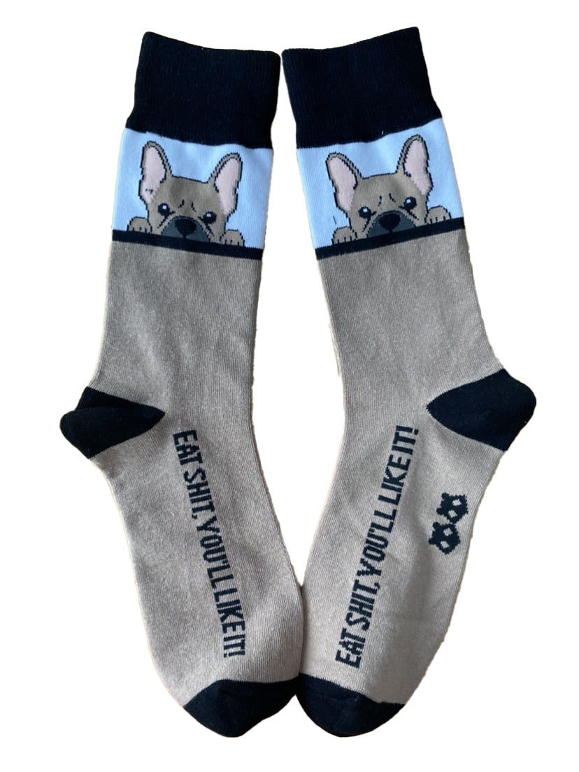 Eat Shit Dog Sock Mens Socks