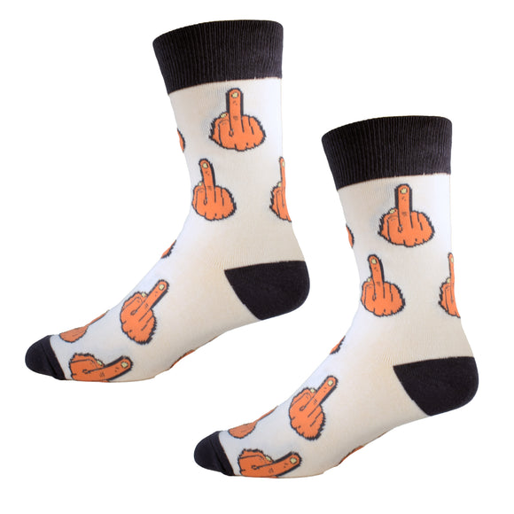 Middle Finger Mens Socks