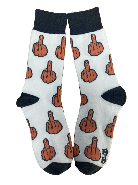Middle Finger Mens Socks