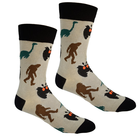 Famous Cryptids Mens Socks