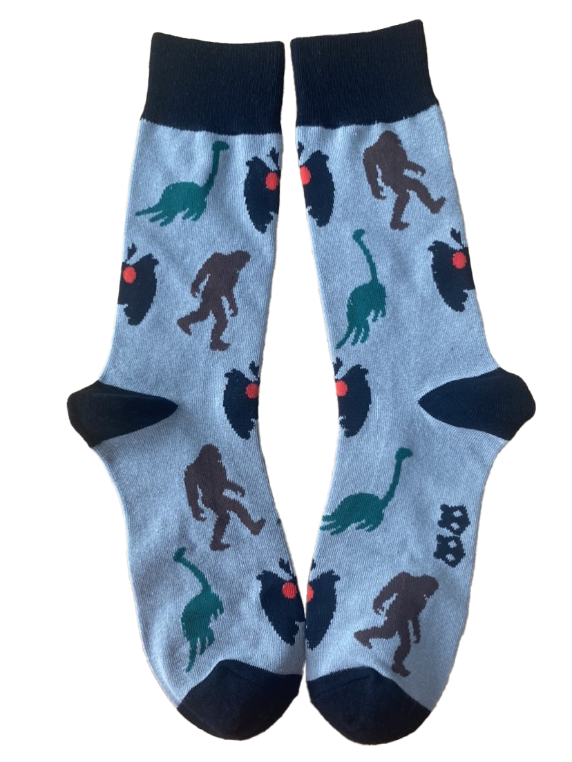 Famous Cryptids Mens Socks