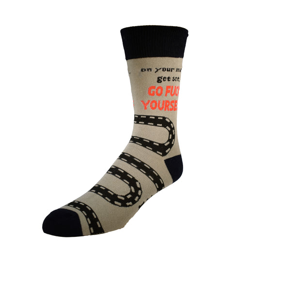 On Your Mark Mens Socks
