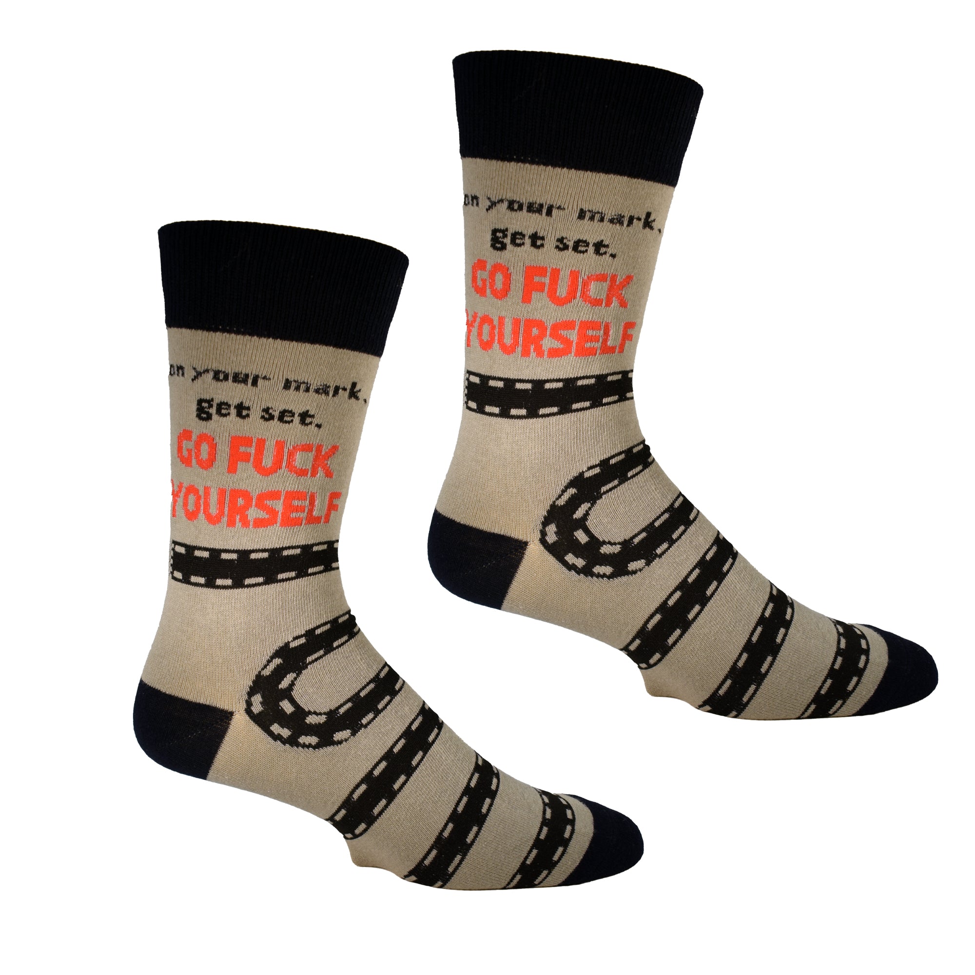 On Your Mark Mens Socks