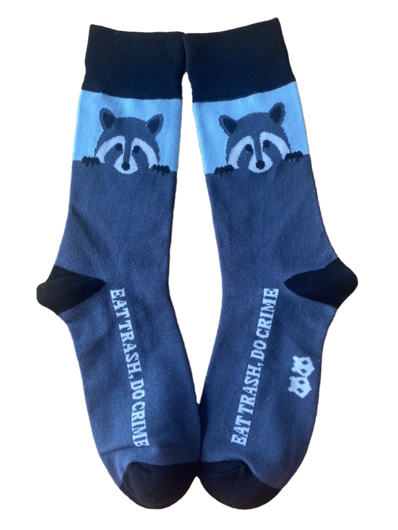 Eat Trash Do Crime Mens Socks