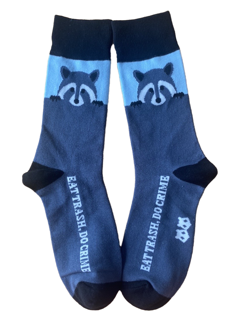Eat Trash Do Crime Mens Socks