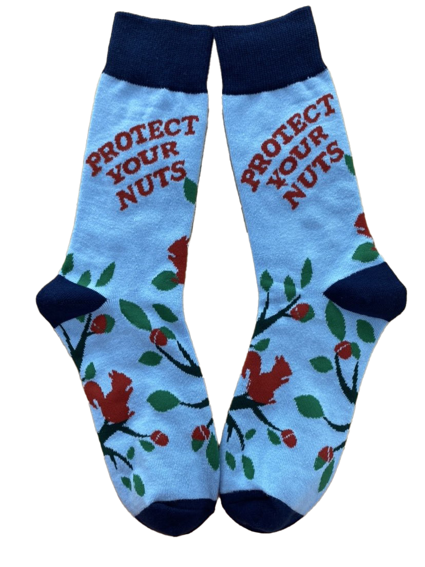 Protect Your Nuts Mens Socks