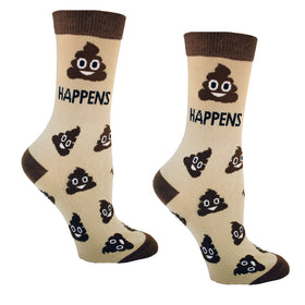 Shit Happens Womens Socks
