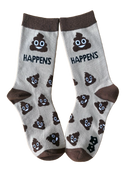 Shit Happens Womens Socks-4