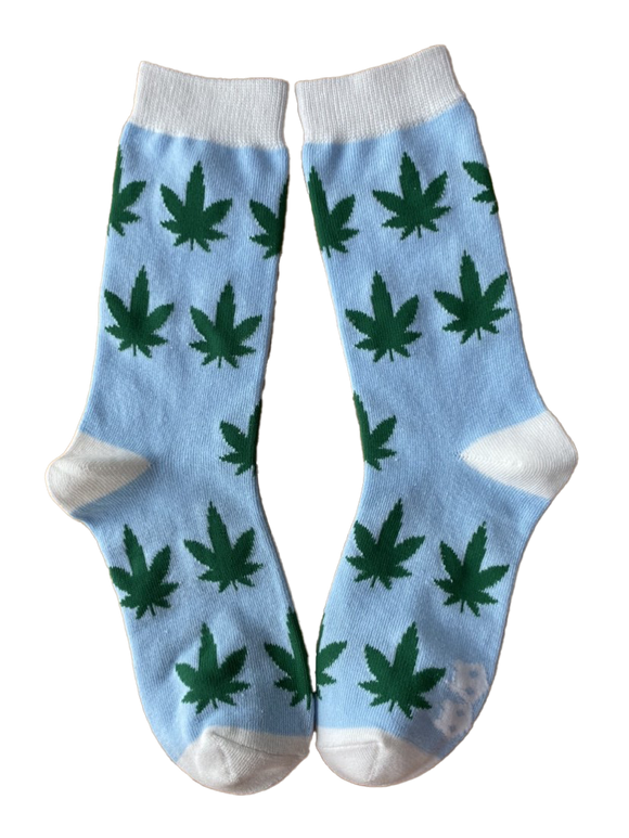Fancy Weed Women's Sock with Car Coasters Gift Basket